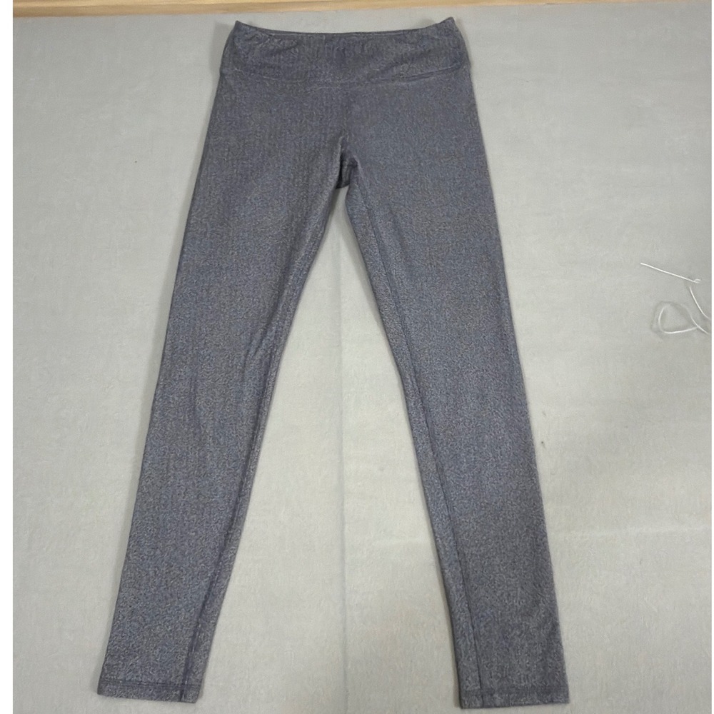 Eddie Bauer Women Grey Herringbone Athletic Leggings EB6349 Size Medium